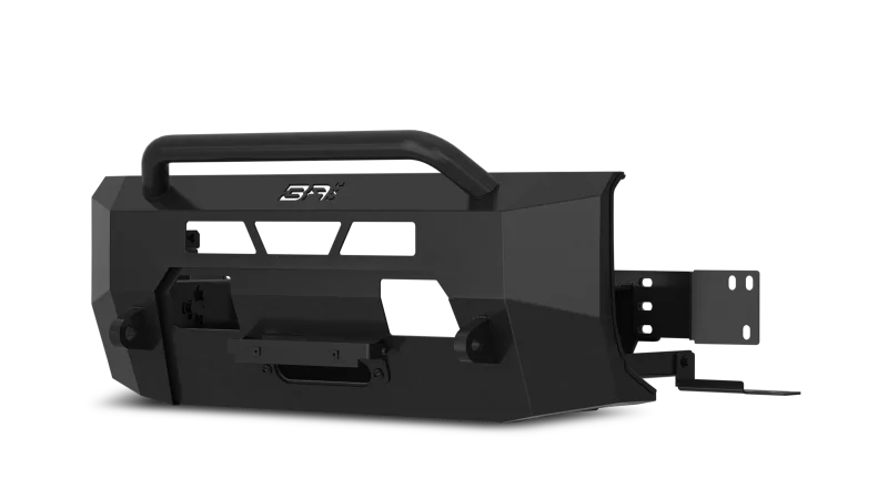 Body Armor 4x4 14-21 Toyota Tundra HiLine Front Winch Bumper - Side View