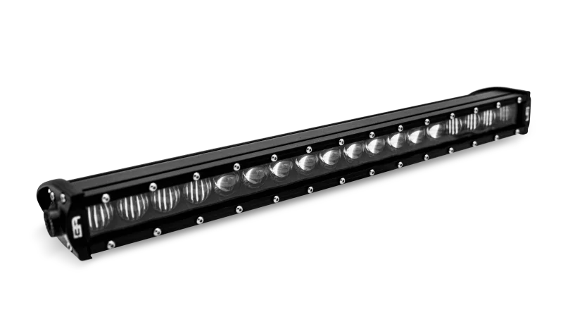 Body Armor 4x4 18in Single Row Blackout LED Light Bar - Installation View