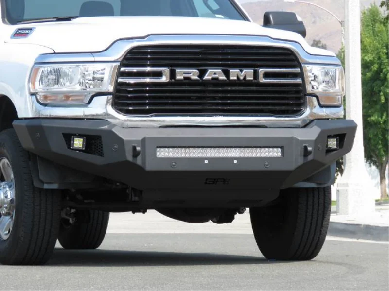 Body Armor 4x4 19-22 Dodge Ram 2500/3500 Ambush Front Bumper - Non-Winch - Back View