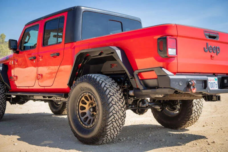 Body Armor 4x4 19-23 Jeep Gladiator JT Rear Fender Flares - Side View