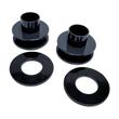 Load image into Gallery viewer, Body Armor 4x4 2005+ Ford F250/F350 4WD 2.5in Coil Spacer and Shock Extension (Not Tremor Model) - Side View