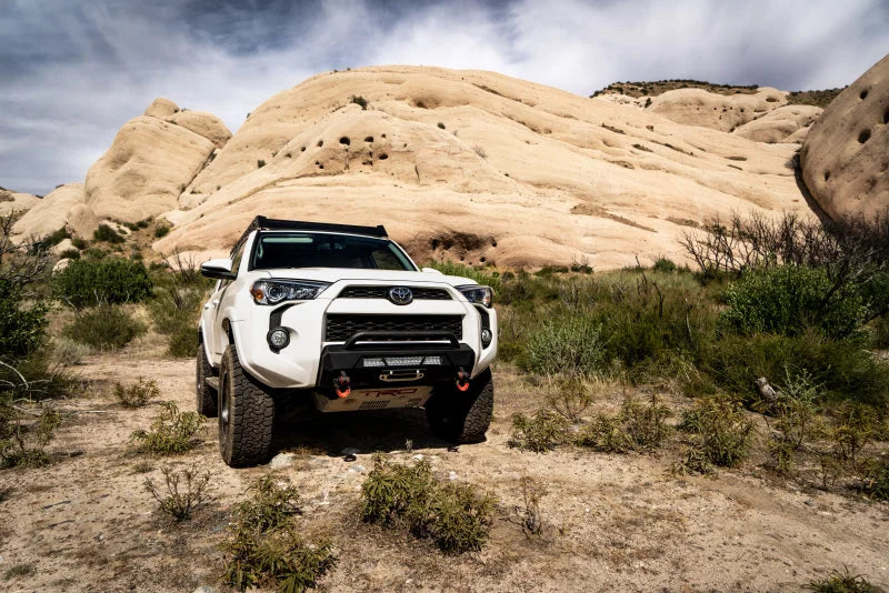 Body Armor 4x4 2014+ Toyota 4Runner HiLine Front Winch Bumper - Installation View