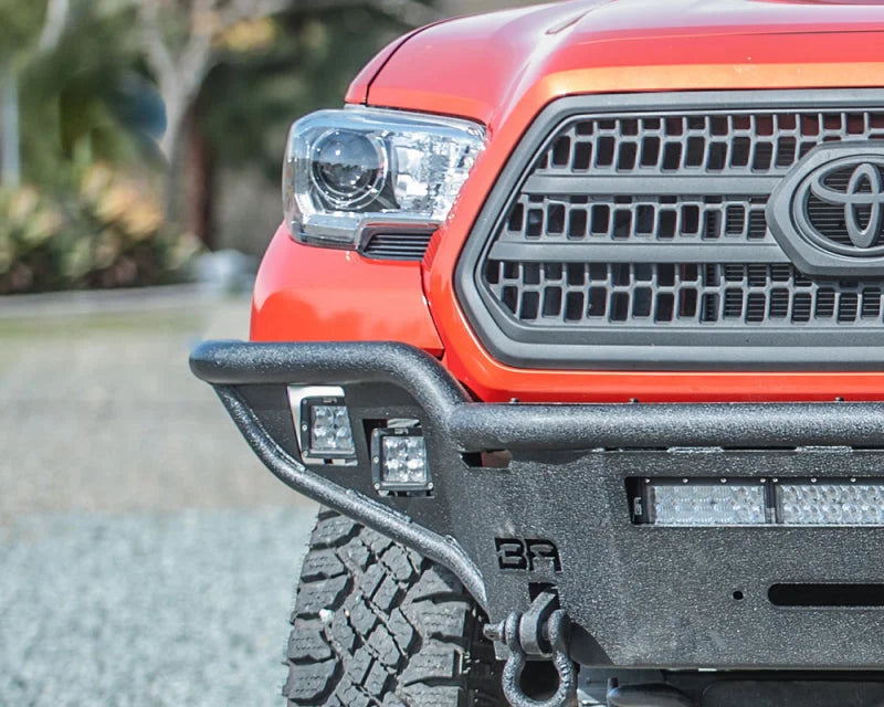 Body Armor 4x4 2016+ Toyota Tacoma Desert Series Front Winch Bumper - Additional View 5
