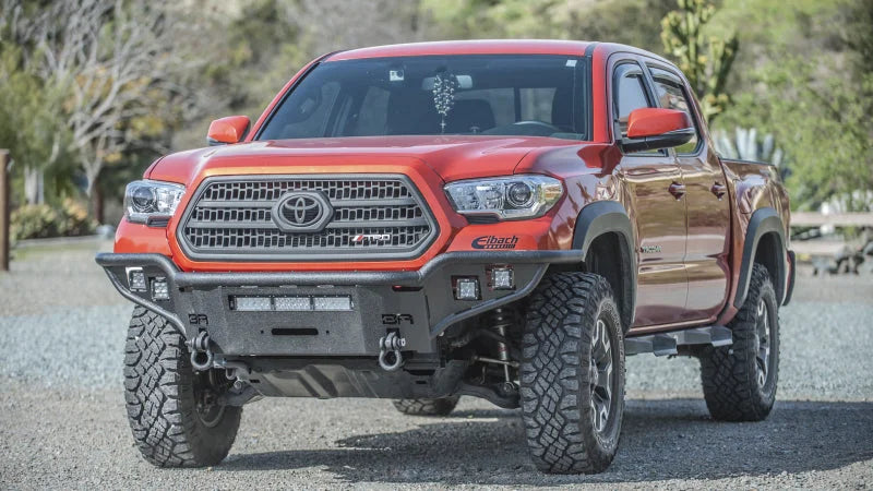 Body Armor 4x4 2016+ Toyota Tacoma Desert Series Front Winch Bumper - Additional View 7