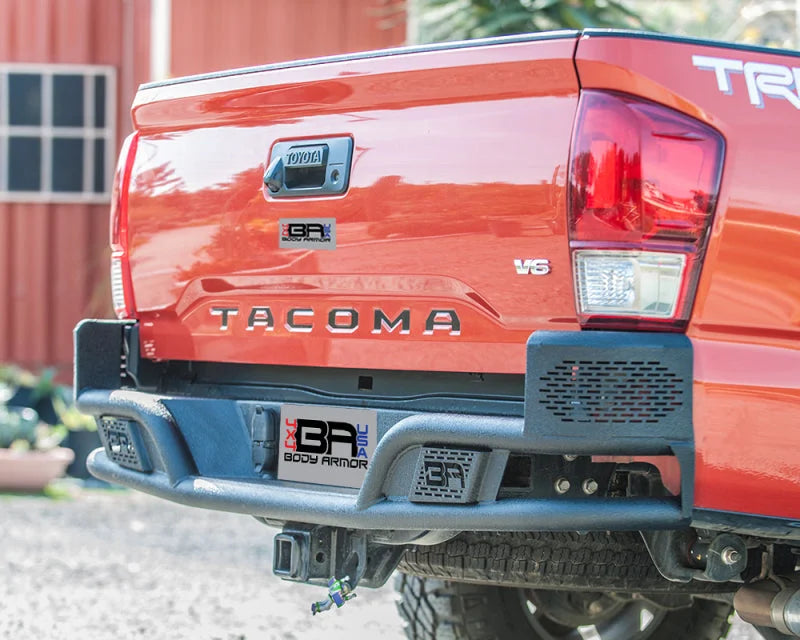 Body Armor 4x4 2016+ Toyota Tacoma Desert Series Rear Bumper - Side View