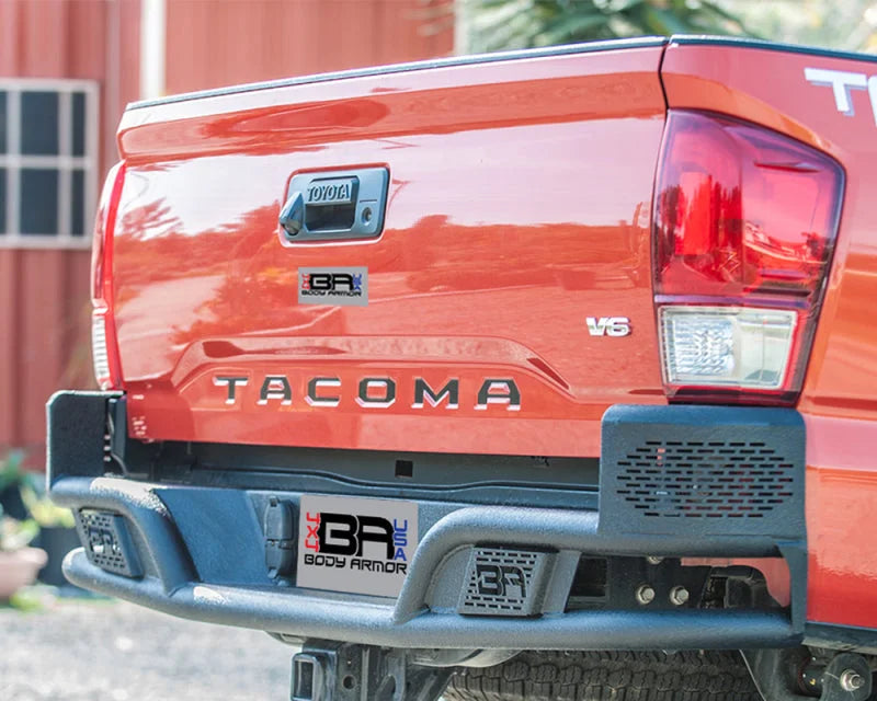 Body Armor 4x4 2016+ Toyota Tacoma Desert Series Rear Bumper - Back View