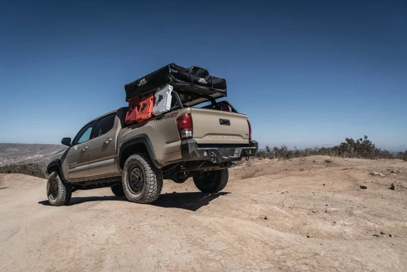 Body Armor 4x4 2016+ Toyota Tacoma Overland Rack - Installation View