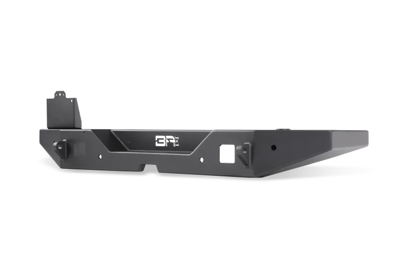 Body Armor 4x4 2018+ Jeep Wrangler Full Width Rear Bumper w/ Tire Carrier Mount - Side View