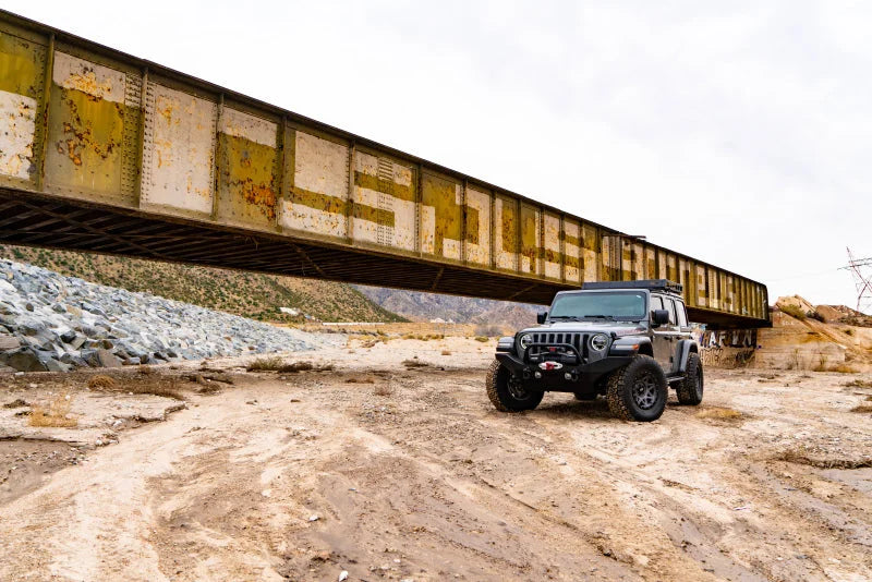 Body Armor 4x4 2018+ Jeep Wrangler JL Gladiator JT Full Width Front Bumper - Back View