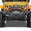 Load image into Gallery viewer, Body Armor 4x4 2018+ Jeep Wrangler JL Gladiator JT Mid-Stubby Front Bumper - Installation View