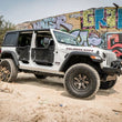 Load image into Gallery viewer, Body Armor 4x4 2018+ Jeep Wrangler JL and Gladiator JT Trail Doors Front Pair - Back View