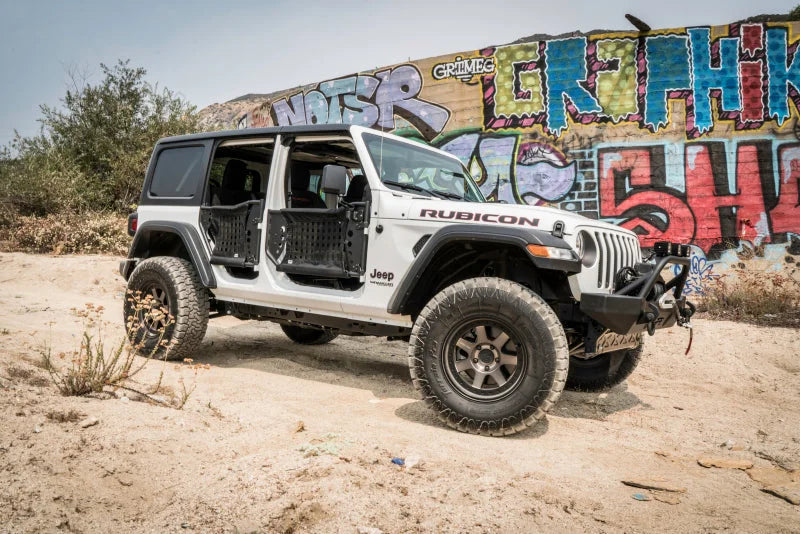 Body Armor 4x4 2018+ Jeep Wrangler JL and Gladiator JT Trail Doors Front Pair - Back View