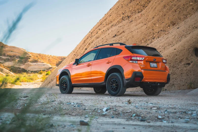 Body Armor 4x4 2018+ Subaru Crosstrek 2in Front 1.5in Rear Strut Spacer Kit - Back View