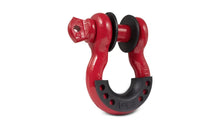 Load image into Gallery viewer, Body Armor 4x4 3/4in Red D-Ring with Black Isolators Single - Side View