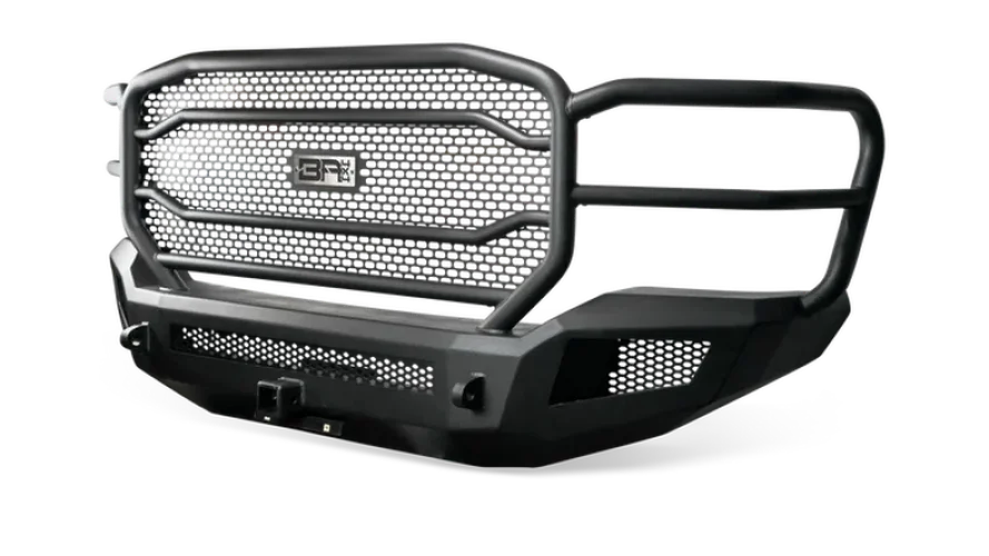 Body Armor 4x4 11-16 Ford F250/350 Super Duty Ambush XT Front Bumper (Non-Winch) - Side View