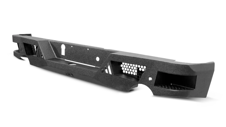 Body Armor 4x4 09-17 Dodge Ram 1500 Eco Series Rear Bumper Fits Dual Rear Exhaust Only - Side View