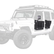 Load image into Gallery viewer, Body Armor 4x4 07-18 Jeep Wrangler Gen 3 Trail Doors Rear Pair - Side View