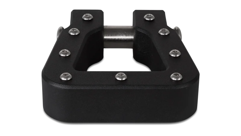 Body Armor 4x4 Mega D-Ring Black Single - Side View