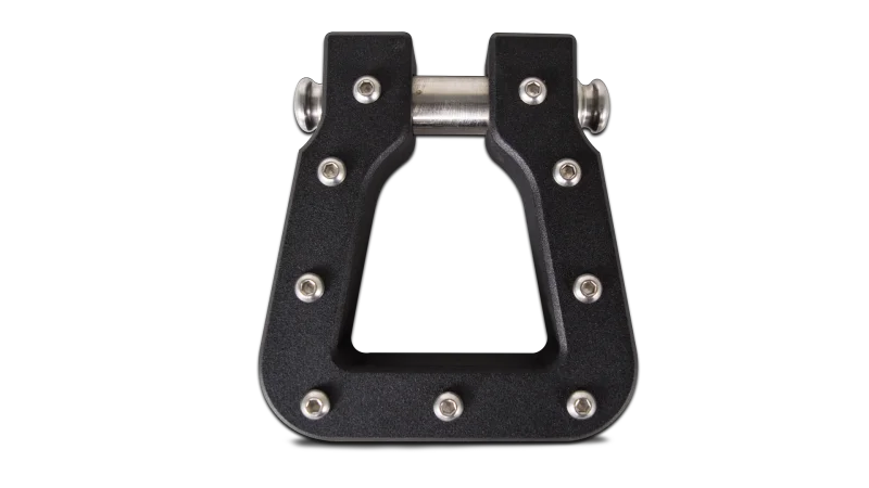 Body Armor 4x4 Mega D-Ring Black Single - Detail View