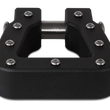 Load image into Gallery viewer, Body Armor 4x4 Mega D-Ring Black Single - Side View
