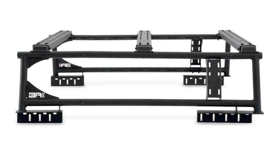 Body Armor 4x4 Mid Size Universal Overland Rack - Side View