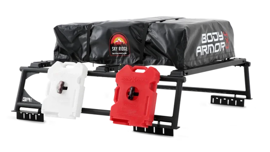 Body Armor 4x4 Mid Size Universal Overland Rack - Detail View