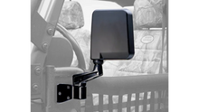 Load image into Gallery viewer, Body Armor 4x4 Mirror Set For Trail Doors - Installation View