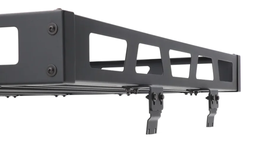 Body Armor 4x4 07-18 Jeep Wrangler JK Roof Rack Mount Kit - Back View