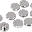 Load image into Gallery viewer, Bolt Covers - Allen/Buttonhead - Top Cover Only - 1/4" - Chrome - 10 Pack DragSpecialties 352044 - Main Product View