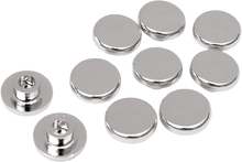 Load image into Gallery viewer, Bolt Covers - Allen/Buttonhead - Top Cover Only - 1/4" - Chrome - 10 Pack DragSpecialties 352044 - Main Product View
