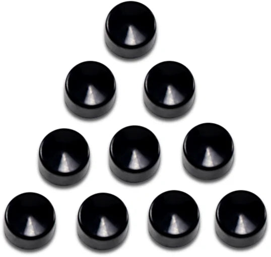 Bolt Covers - Allen/Socket - 1/4" - Black - 10 Pack DragSpecialties 352072 - Main Product View