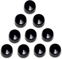 Load image into Gallery viewer, Bolt Covers - Allen/Socket - 1/4" - Black - 10 Pack DragSpecialties 352072 - Main Product View