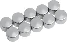 Load image into Gallery viewer, Bolt Covers - Allen/Socket - 1/4" - Chrome - 10 Pack DragSpecialties 352042 - Main Product View