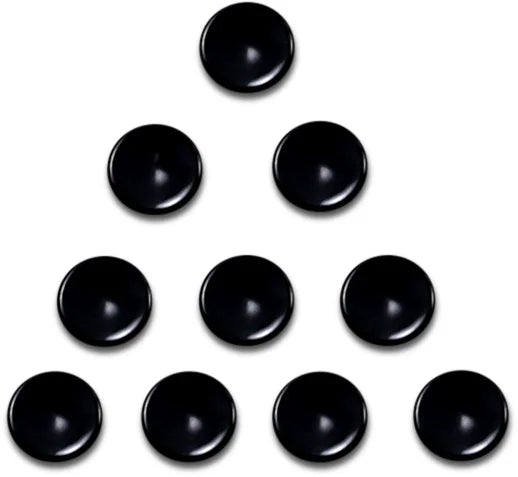 Bolt Covers - Allen/Socket - Top Cover Only - 1/4" - Black - 10 Pack DragSpecialties 352074 - Main Product View