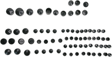 Load image into Gallery viewer, Bolt Covers - Black DragSpecialties 352018 - Main Product View