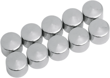 Load image into Gallery viewer, Bolt Covers - Hex - 7/16" - Chrome - 10 Pack DragSpecialties 352043 - Main Product View