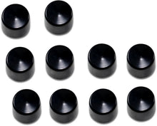 Load image into Gallery viewer, Bolt Covers - Hex - Deep - 9/16" - Black - 10 Pack DragSpecialties 352089 - Main Product View