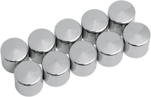 Load image into Gallery viewer, Bolt Covers - Hex - Deep - 9/16" - Chrome - 10 Pack DragSpecialties 352059 - Main Product View