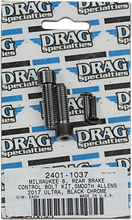 Load image into Gallery viewer, Bolt Kit - Break - Rear - Black/Chrome - Smooth - M8 DragSpecialties MK785SBK - Main Product View