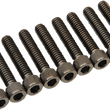 Load image into Gallery viewer, Bolt Kit - Camshaft Cover - Black/Chrome - Knurled - M8 DragSpecialties MK779BK - Main Product View