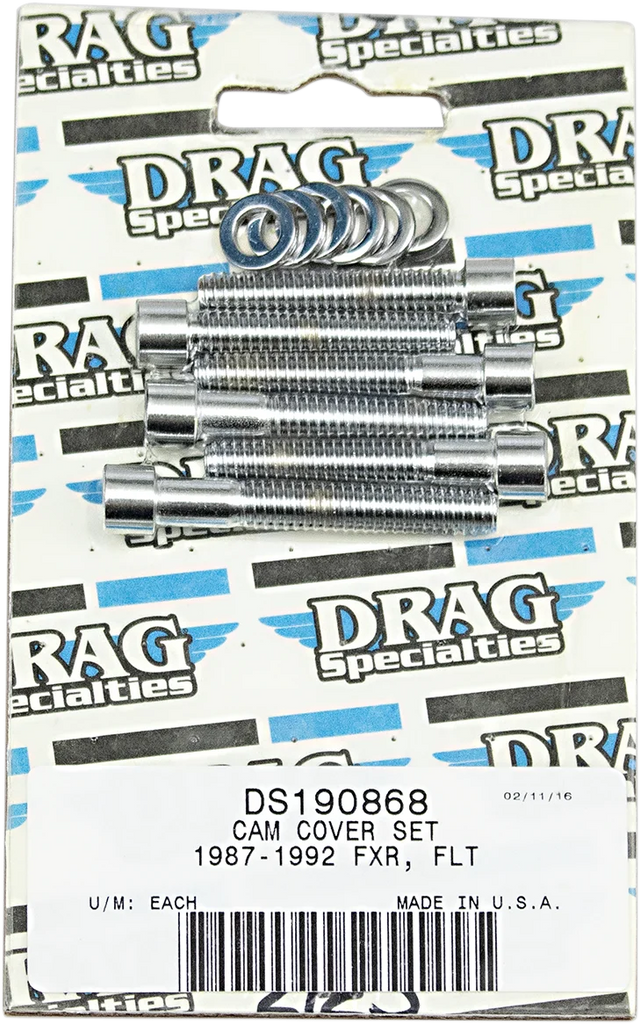 Bolt Kit - Camshaft Cover - Socket-Head - Smooth - Big Twin DragSpecialties MK212S - Main Product View