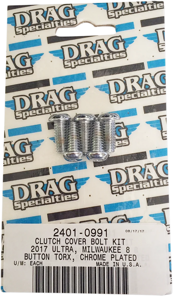 Bolt Kit - Clutch - Torx® - Chrome - M8 DragSpecialties MK788 - Main Product View