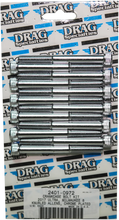 Load image into Gallery viewer, Bolt Kit - Crankcase - Chrome - Knurled - M8 DragSpecialties MK778 - Main Product View