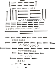 Load image into Gallery viewer, Bolt Kit - Engine - Black/Chrome - Knurled - M8 DragSpecialties MK775BK - Main Product View