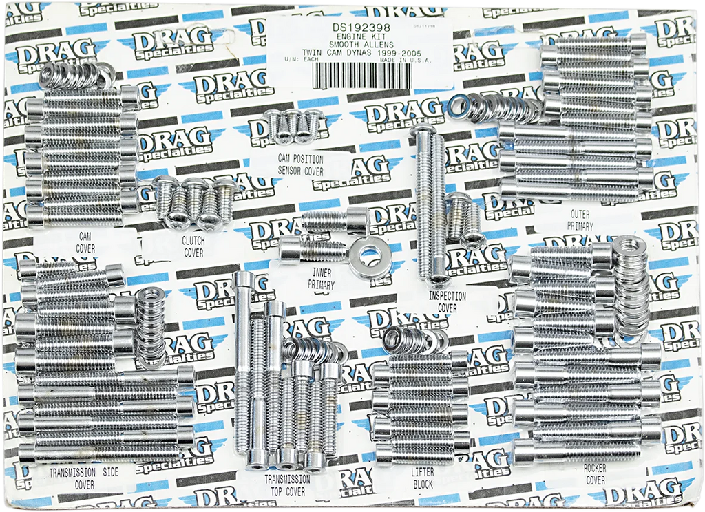 Bolt Kit - Engine - Socket-Head - Smooth - Twin Cam DragSpecialties MK371S - Main Product View