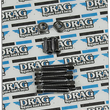 Load image into Gallery viewer, Bolt Kit - Handlebar - Black/Chrome - Smooth - M8 DragSpecialties MK784SBK - Main Product View