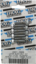 Load image into Gallery viewer, Bolt Kit - Handlebar Control - Chrome - Knurled - M8 DragSpecialties MK784 - Side View
