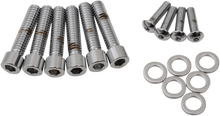 Load image into Gallery viewer, Bolt Kit - Handlebar Control - Chrome - Smooth - M8 DragSpecialties MK784S - Main Product View