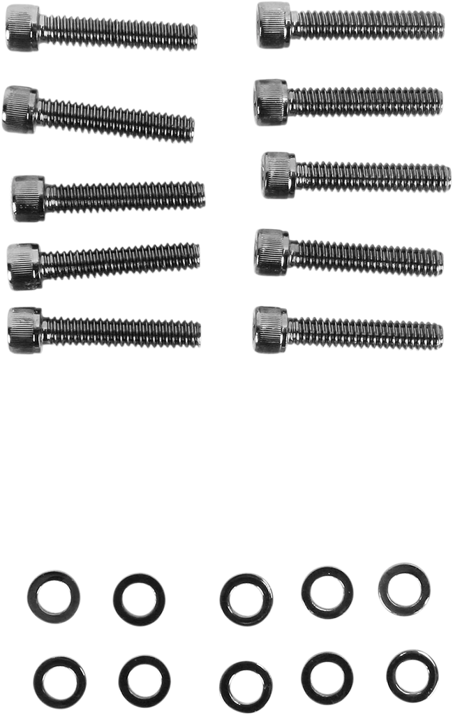 Bolt Kit - Knurled - Camshaft Cover DragSpecialties MK373BK - Side View