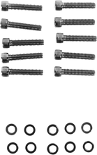 Load image into Gallery viewer, Bolt Kit - Knurled - Camshaft Cover DragSpecialties MK373BK - Side View